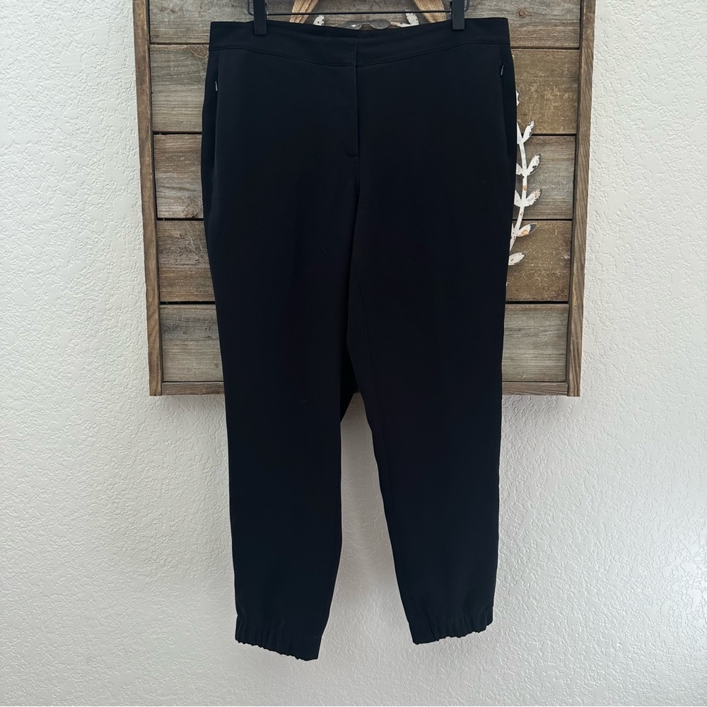 Theory Gavran Black Jogger Dress Career Trousers ladies size 12